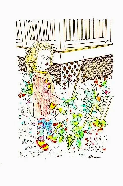 Hello Dahlia"s (6"x4")