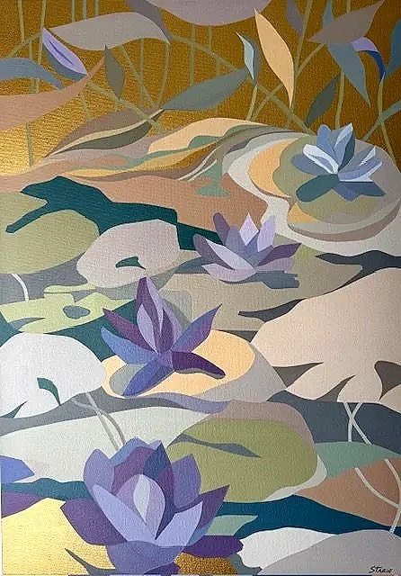 Daybreak (19"x27"acrylic on canvas wrapped panel)