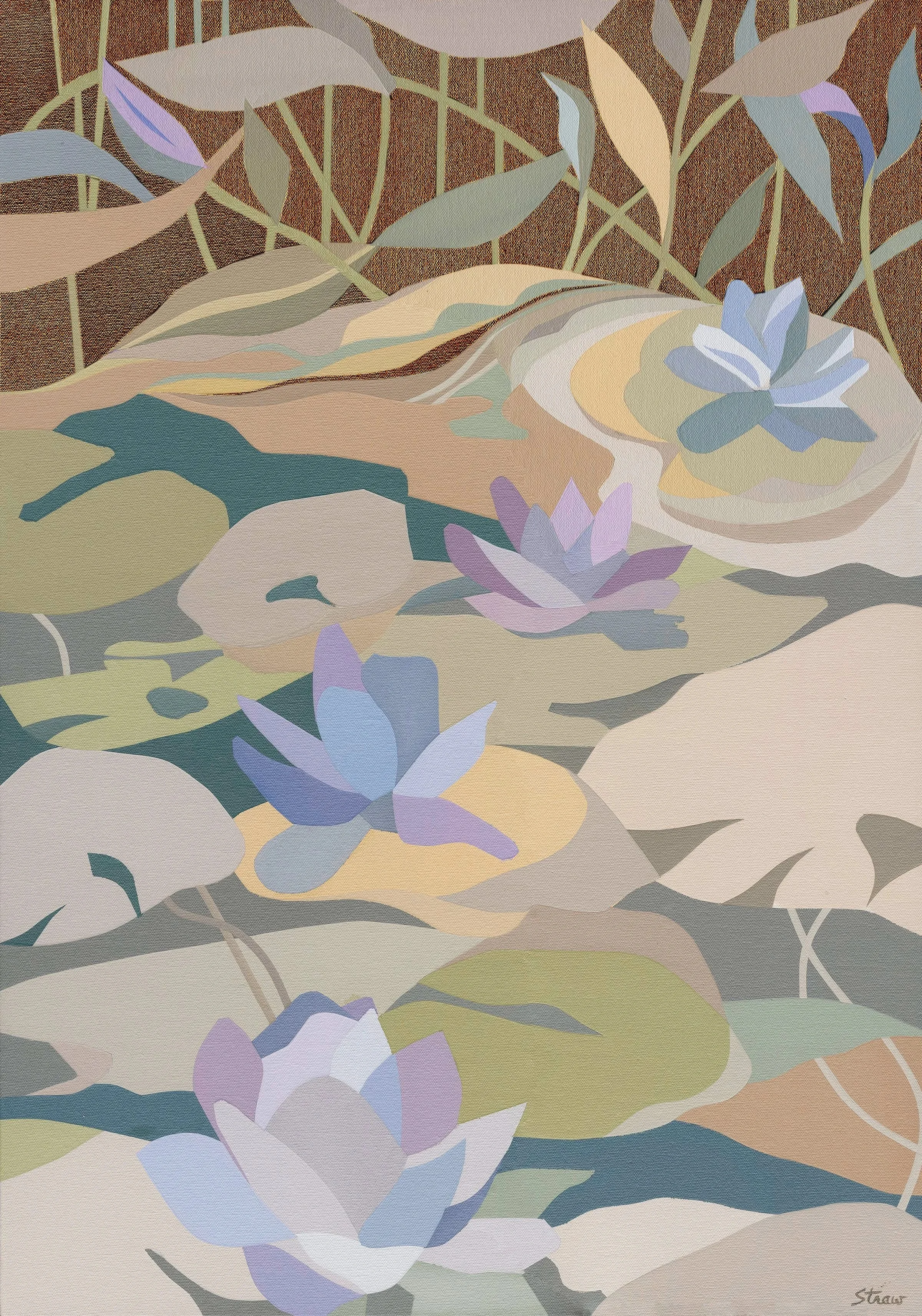 Daybreak (27"x19"acrylic on canvas wrapped panel)