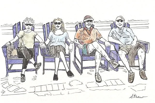 Stay Chill (4"x6") micron pen