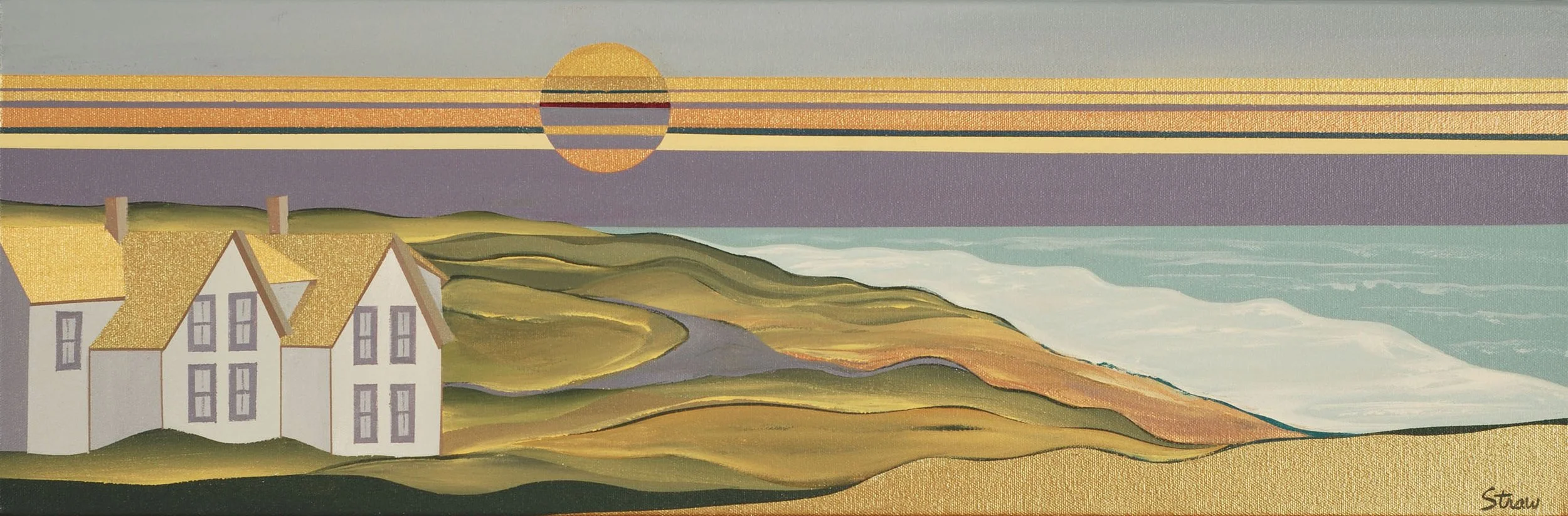 Aquinnah Overlook (12"x30") private collection