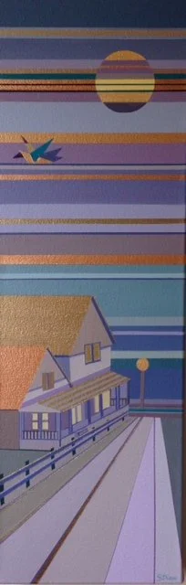 Ocean View (30"x10") private collection