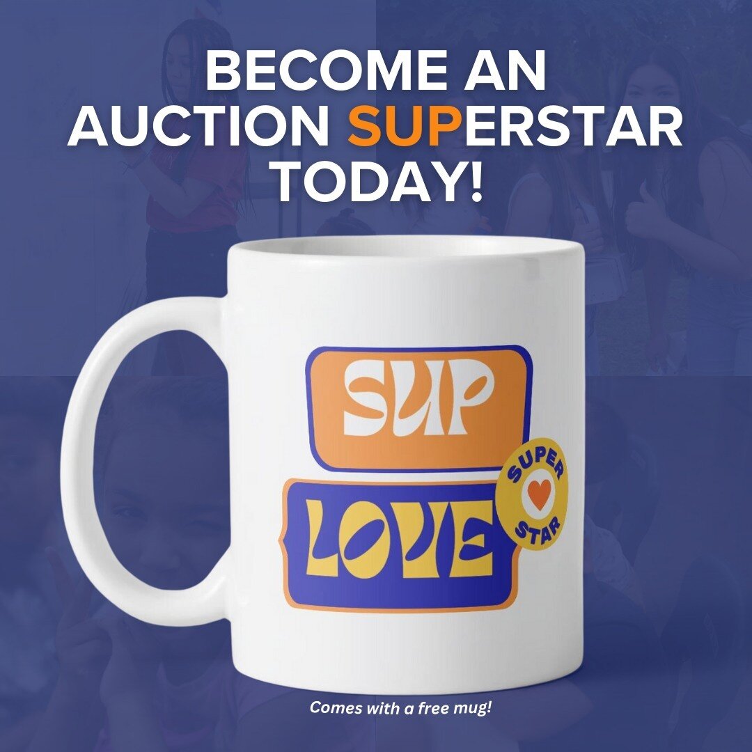 Want to support a summer of learning and fun for 750 Boston/Cambridge youth? Join our community of individual sponsors when you donate $250+ and become a SUP Auction SUPerstar! 

Each SUPerstar will be receiving this mug as a token of our appreciatio