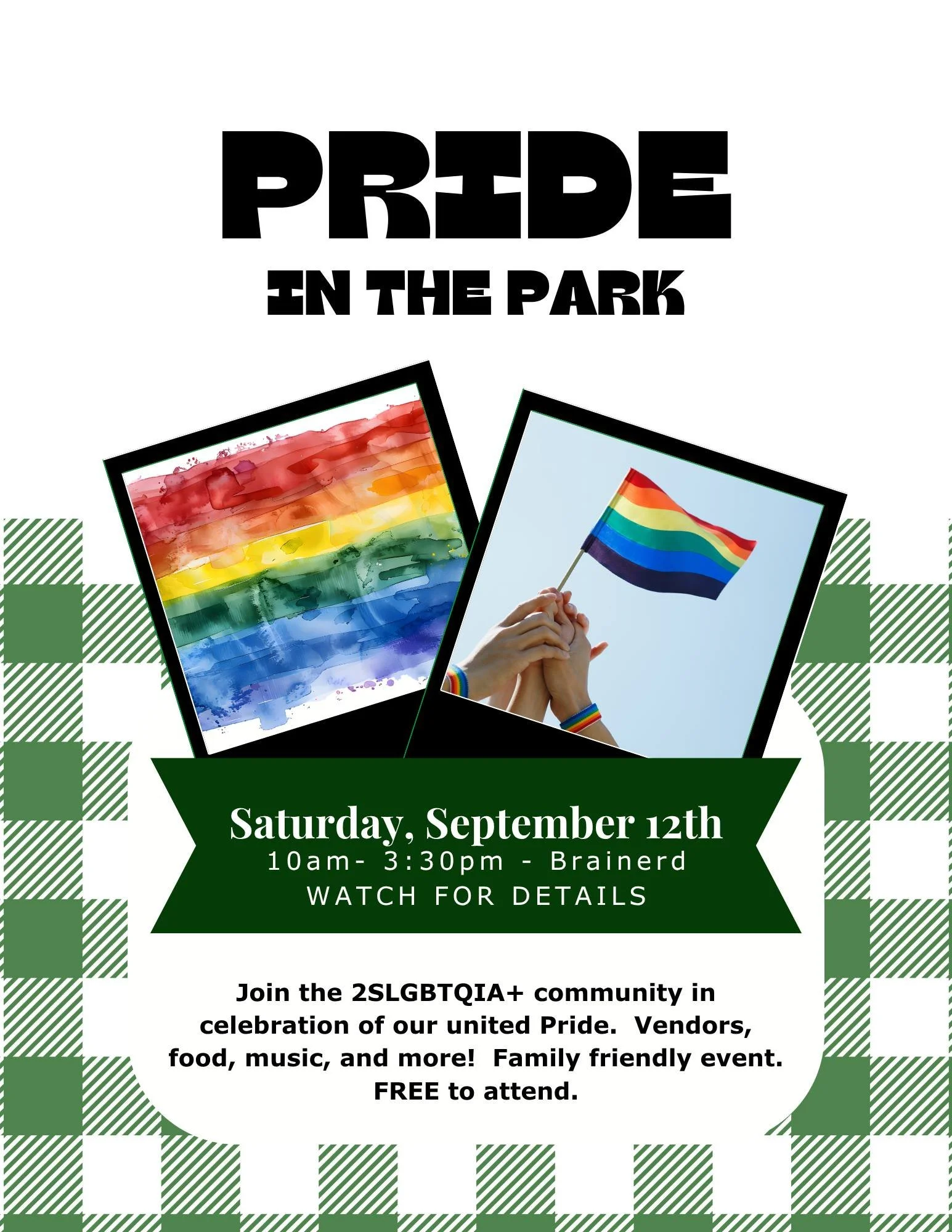 Pride in the Park - Baxter MN