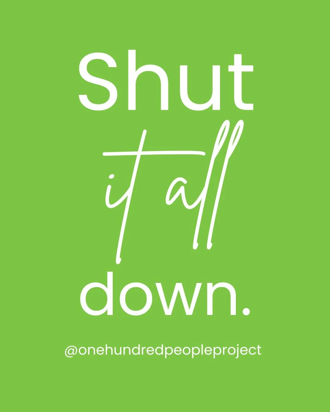 A Happy No-People-November to all who celebrate!

For the past several years I&rsquo;ve had a pre-holiday practice of what I fondly call, &ldquo;Shut it all down.&rdquo; I&rsquo;m like a seasonal Dairy Queen, shuttered for the time being.

I love hav