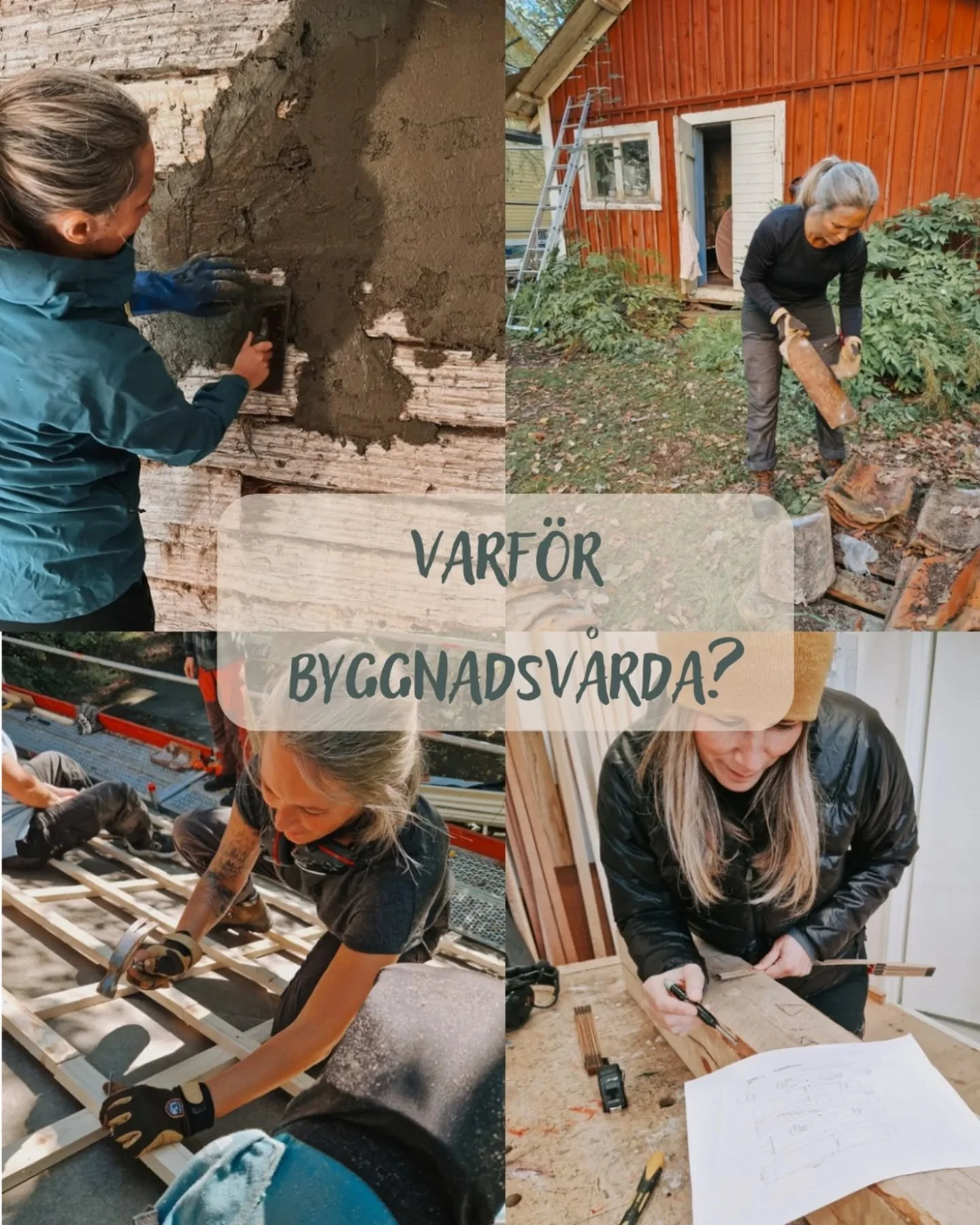 &rdquo;D&auml;rf&ouml;r vill jag l&auml;ra mig mer om byggnadsv&aring;rd&rdquo;🔨

F&ouml;rst ville jag f&ouml;rst&aring; hur hus &auml;r skapta och hur de kommer till fr&aring;n grunden &ndash; s&aring; jag gick en kurs i att bygga Tiny House hos Jo