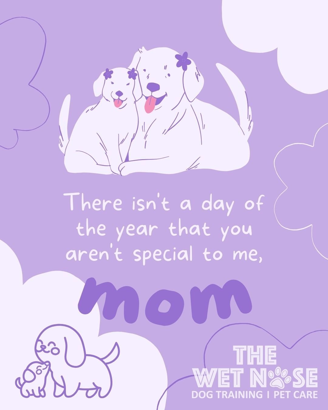 🐾 Wishing all the incredible human and pet moms alike out there a pawsitively wonderful Mother's Day! 🌸 🐶 Show your mom some extra love today! 💕 

#MothersDay #DogMom #CatMom #PetSittingServices #PetSit #DogWalkingServices #DogWalk #AnimalLover #