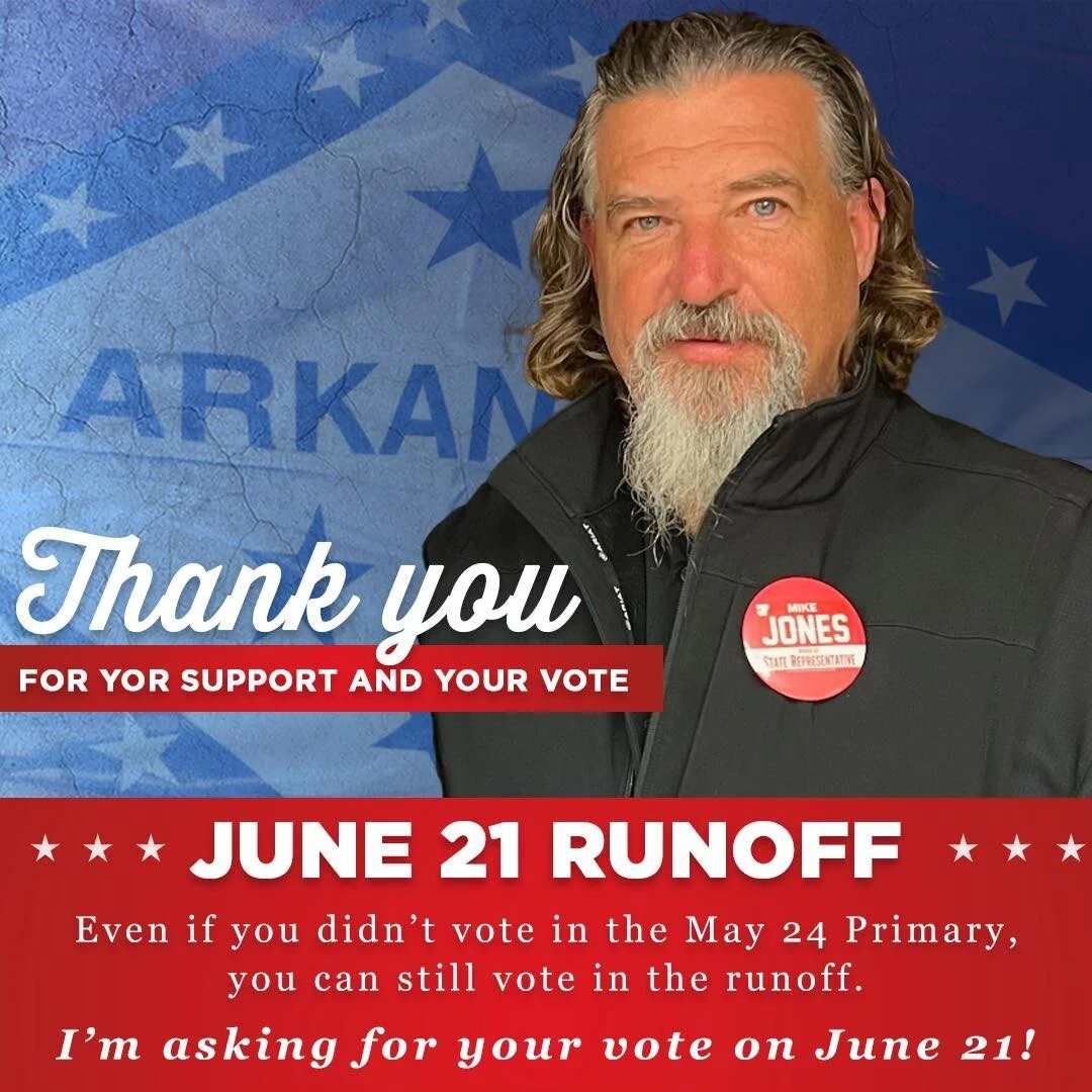 Thank you to my wife, Angie, my kids, family, and friends who have supported me throughout this campaign. And thank you to everyone who voted!

Don&rsquo;t forget that the runoff election will be on June 21st. And even if you didn&rsquo;t vote in the