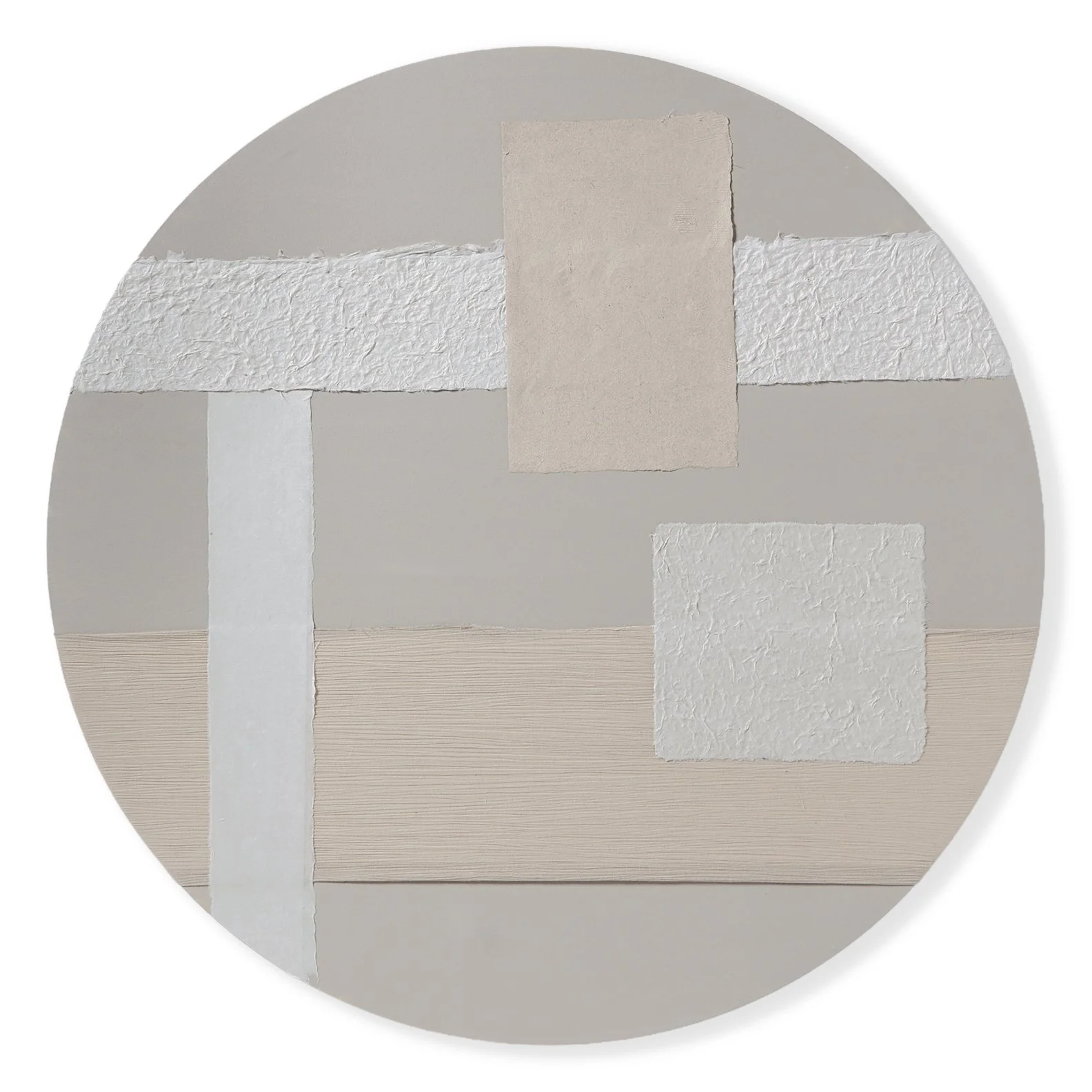 Textural Round Canvas 2