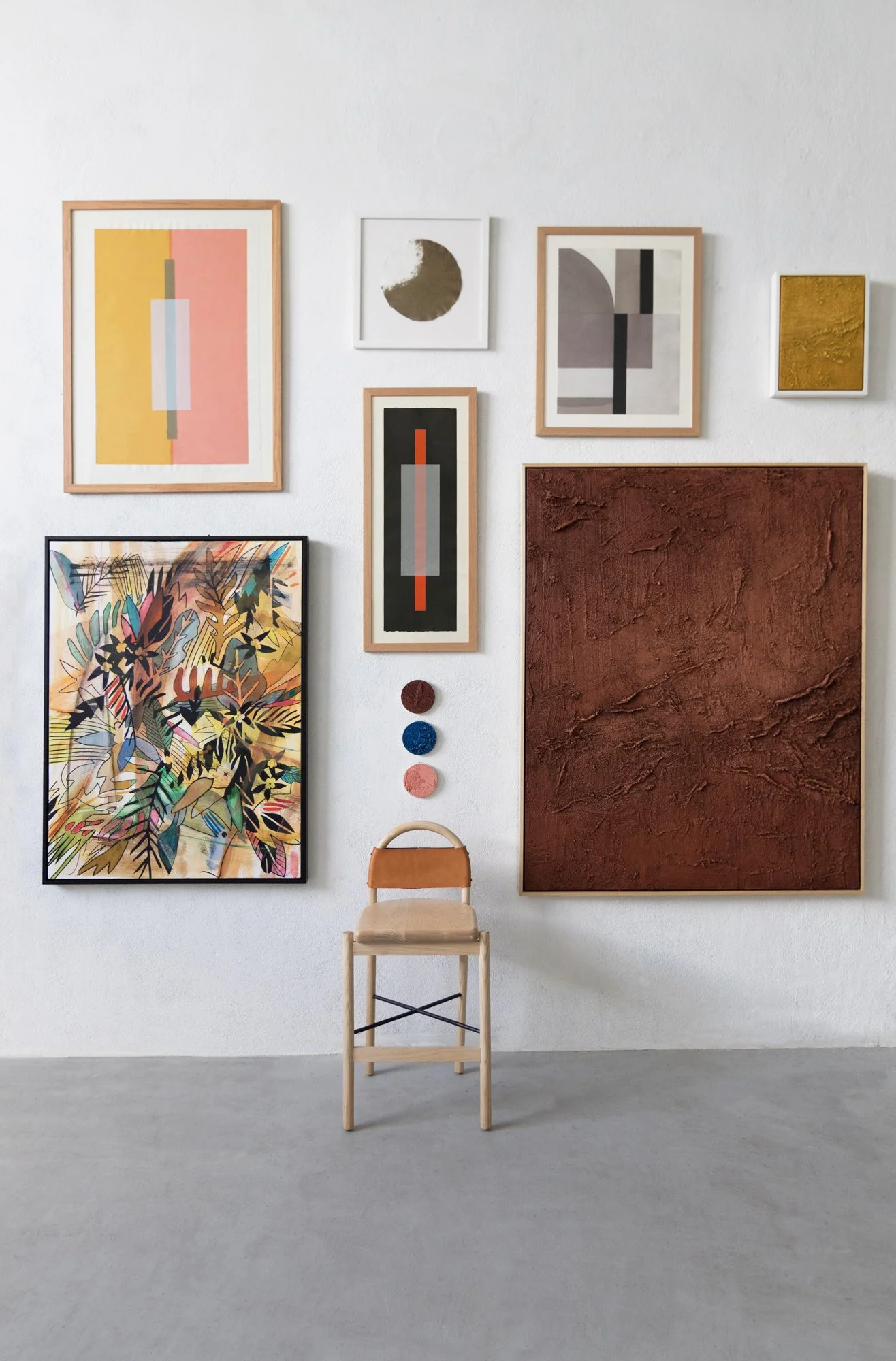 How to Hang a Gallery Wall — VISUAL CONTRAST | ART + DESIGN STUDIO