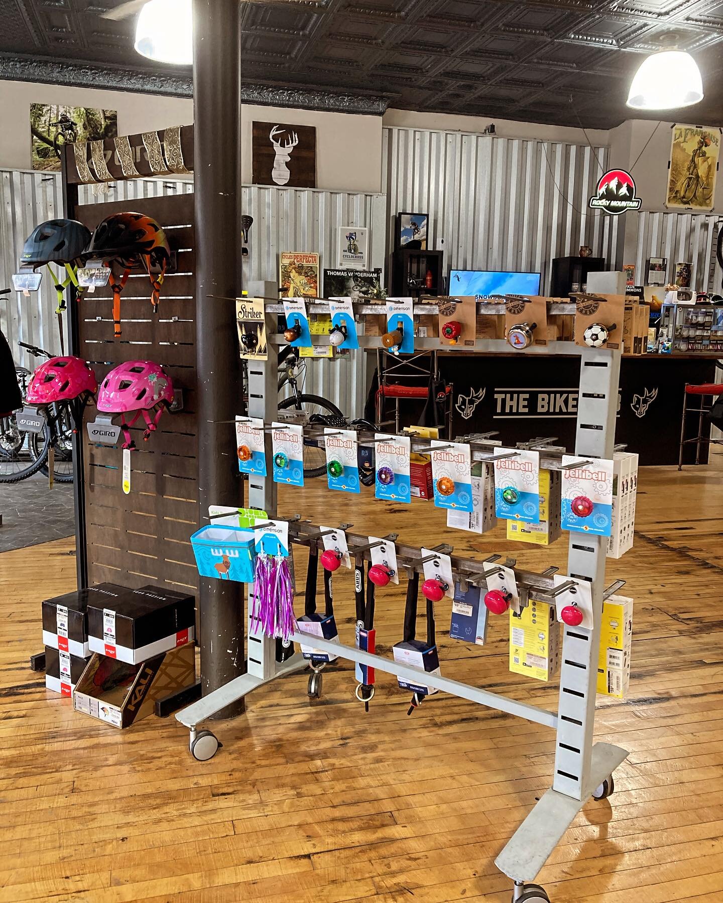 The shop is looking as festive as ever!  Plenty of bells to ring home the angels as well as all the biking goodies a cyclist could ever ask for!! 50% Off Trainers!! 50% Off Closeout Apparel - 10% to 30% Off Bikes - 15% Off Helmets &amp; Accessories -