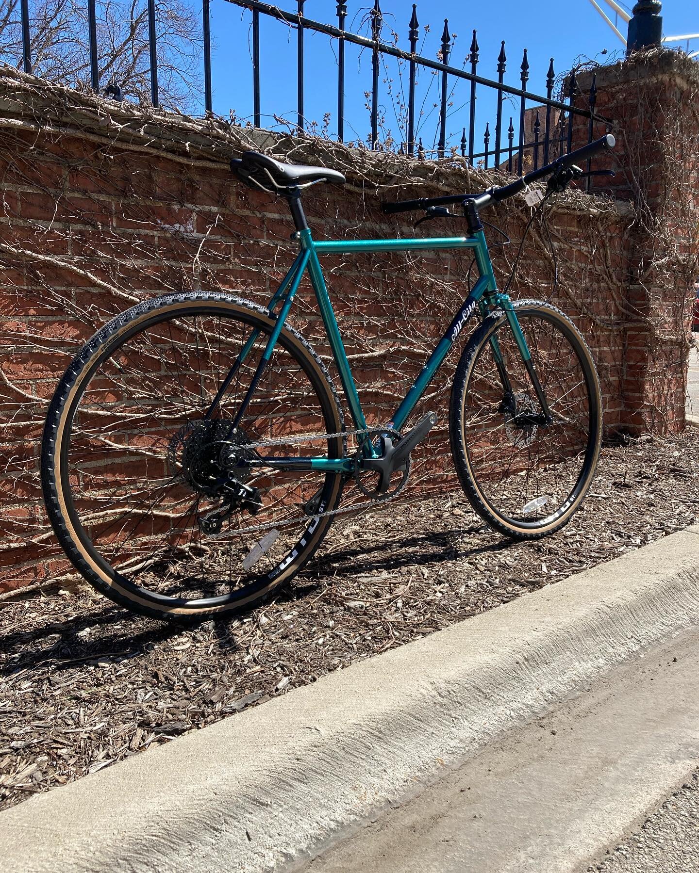 This All City Super Professional is the epitome of a modern and elegant take on a high performance flat bar gravel bike! This one won&rsquo;t last long and is ideal for our area or anyone looking for a next level ride with vintage charm.  @allcitycyc