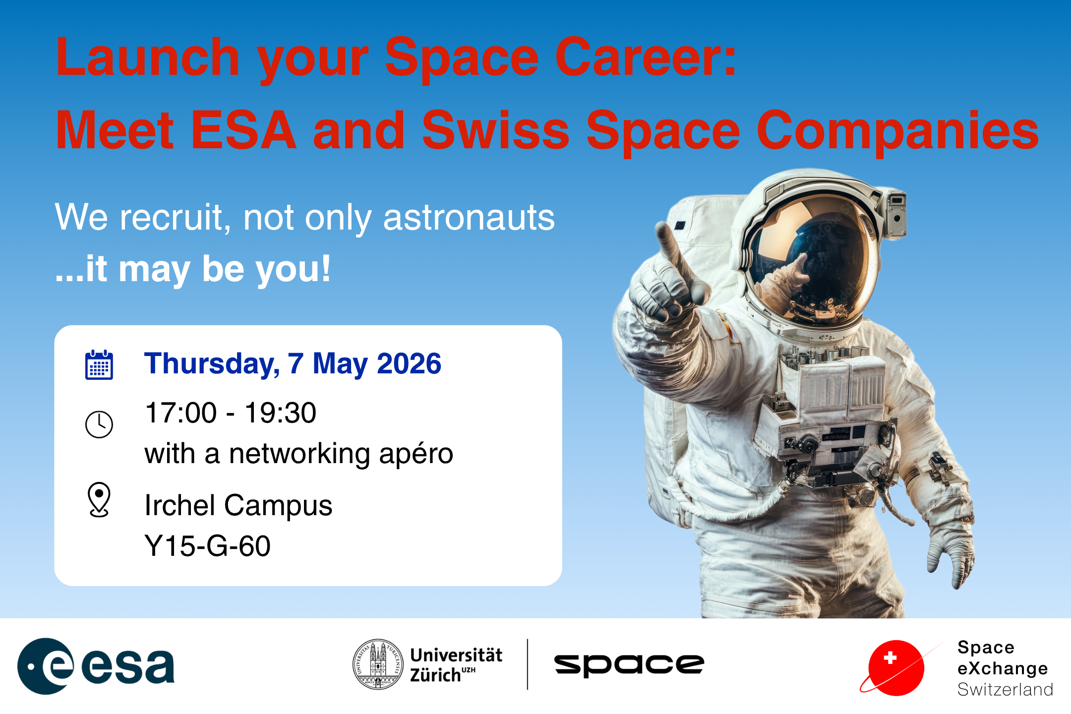 Launch your Space Career: Meet ESA and Swiss Space Companies