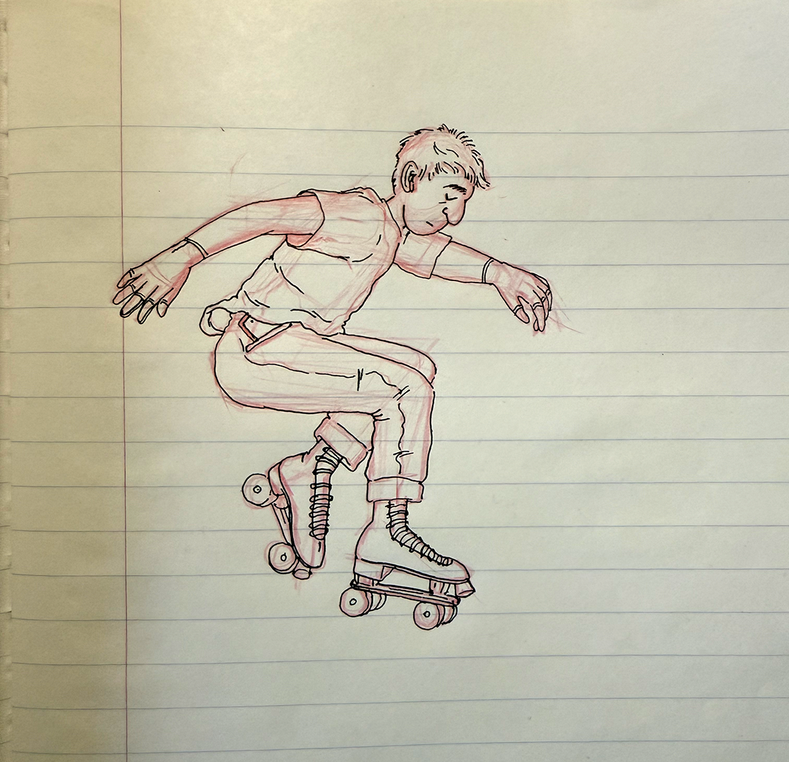  A quick lunch sketch. 