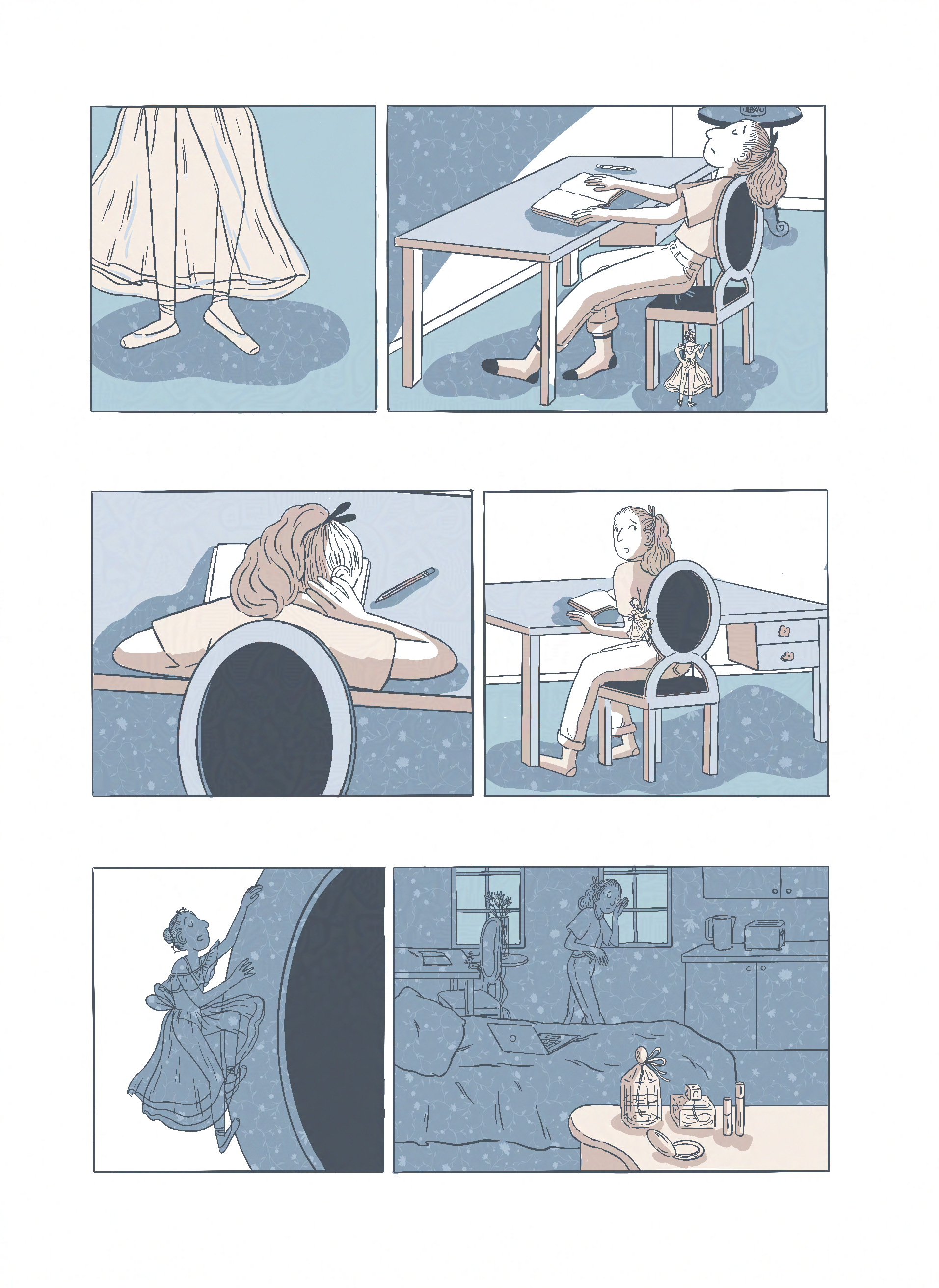 A page withe more colour and with printed overlay. 