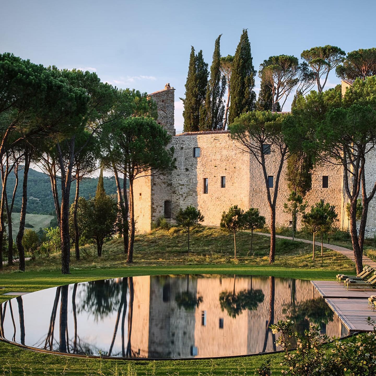 Beautiful Reschio, Italy&rsquo;s most exciting new hotel, set in the beautiful Umbrian hills. 

This thousand-year-old, family owned castle has been meticulously and exquisitely restored by the owners, and each room individually designed with plenty 