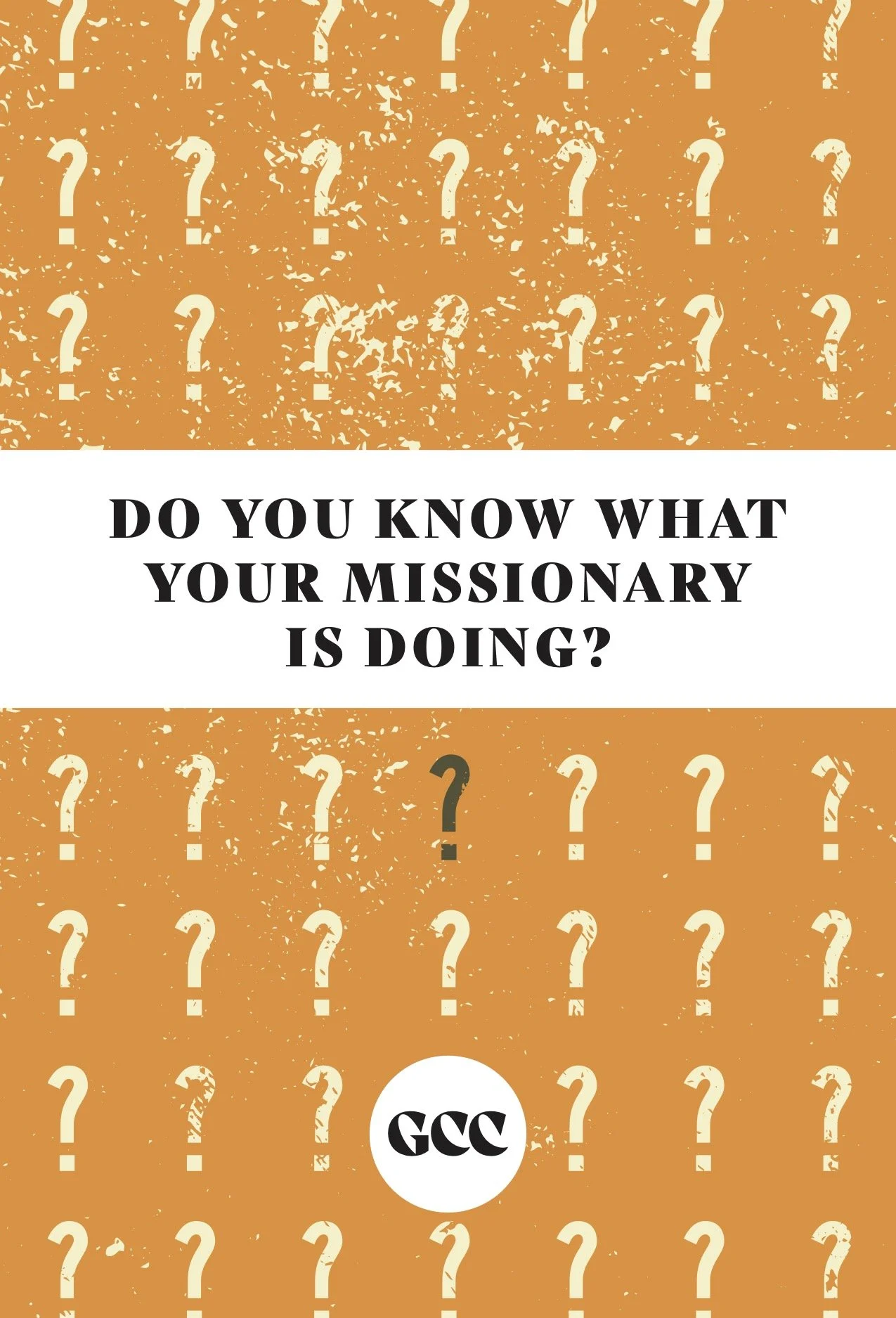 DO YOU KNOW WHAT YOUR MISSIONARY IS DOING?