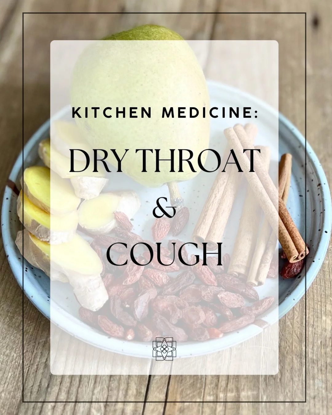 Dry throat or cough in the house? We have just the recipe for you. (If not, feel free to save this post for future reference!)

Welcome to the first post in our Kitchen Medicine series. Chinese medicinal cooking is easy and with just a few key ingred