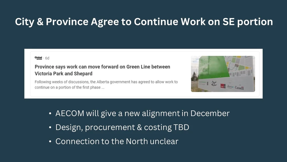 The Province agrees to keep 4th-Shepard portion.