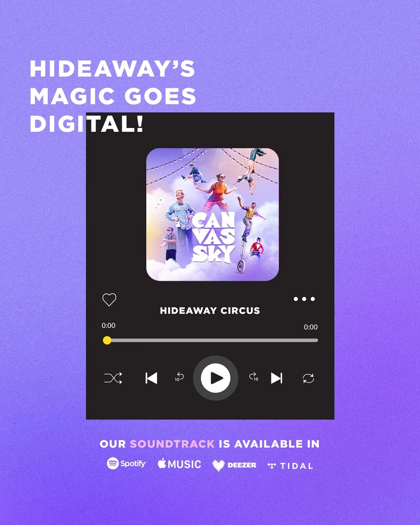 The soundtrack you’ve been waiting for is here!  Relive the music that moved you, stream today!