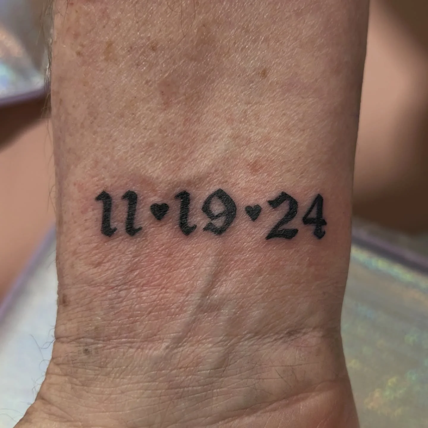 My mom would have turned 77 today and I just gave my stepdad his first tattoo in honor of her. Thank you Randy for showing my mom true, unconditional love. (And for being the biggest goofball and making me laugh constantly).