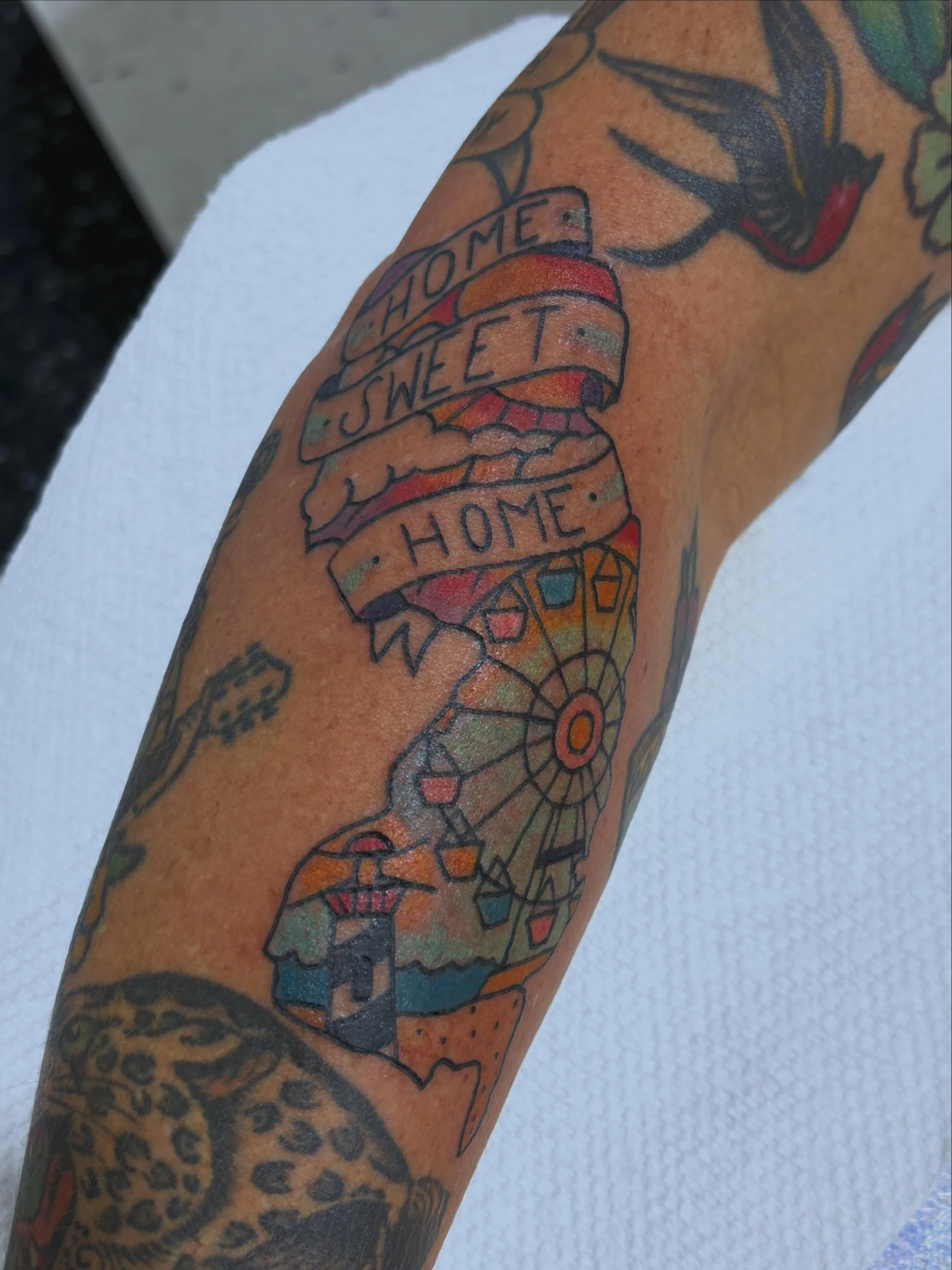 Sending this one back to Colorado.&hellip;A little homage to NJ in a gap that is now filled for my buddy @holmesowns 💖 it&rsquo;s always so good to see you and I appreciate you making time to come see me when you&rsquo;re back in Jersey!