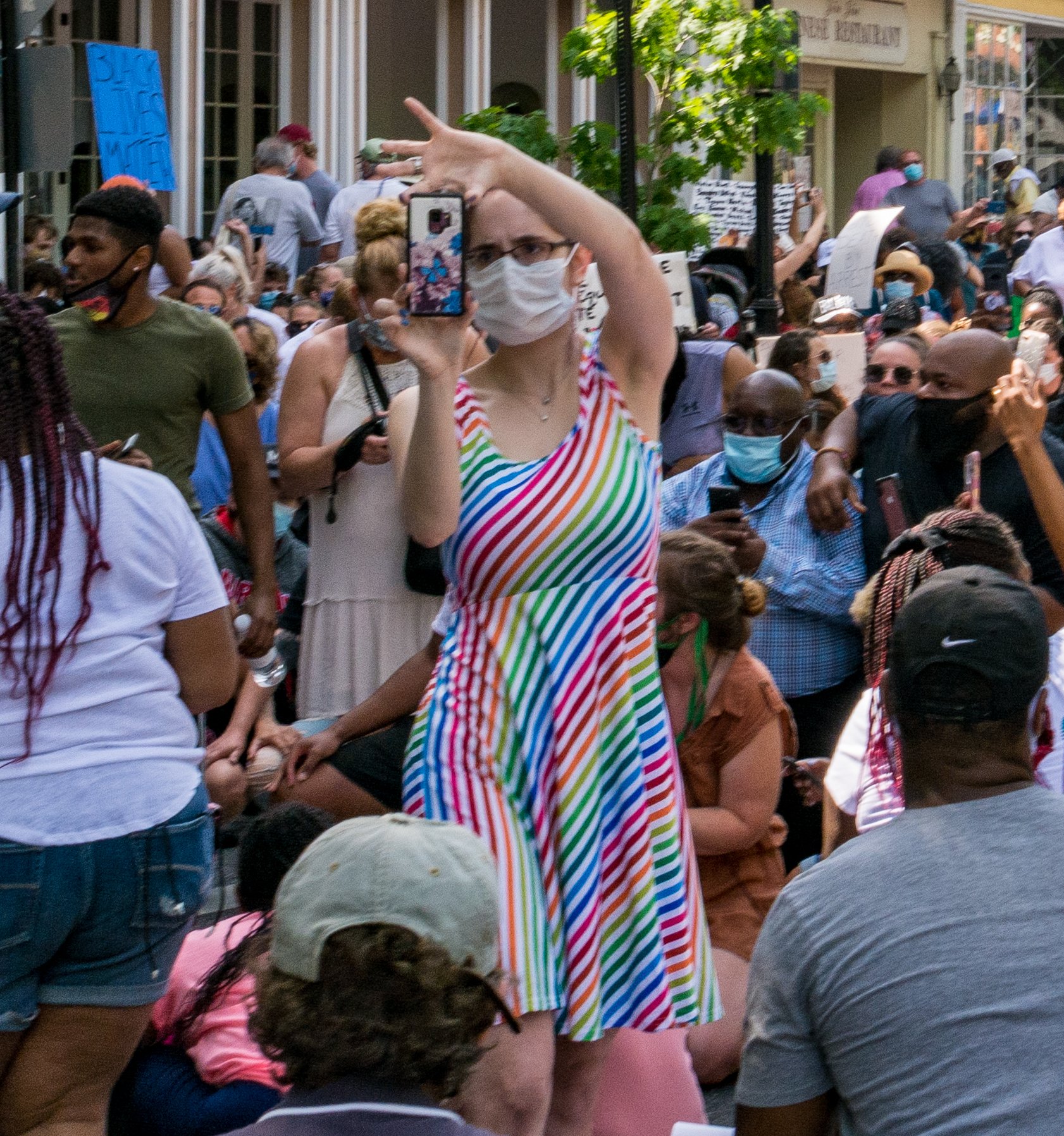 Black Lives Matter Protest in Downtown Easton - Summer 2020