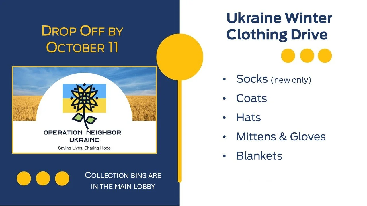 Ukraine Winter Clothing Drive