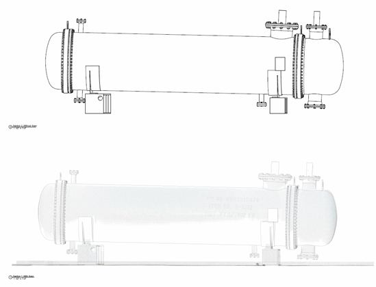 Fabrication-ready CAD drawings exported from 3D laser scanning documentation