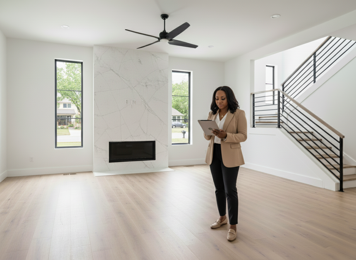 Interior designer behind Cozy Neutral Collective, creating warm and timeless home designs