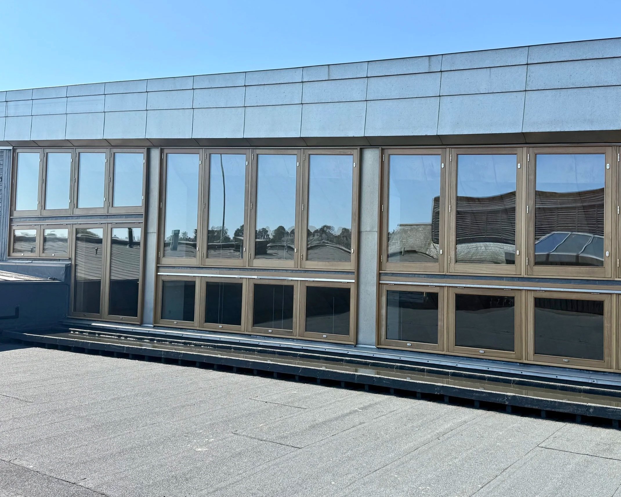 Hardwood Window Installation