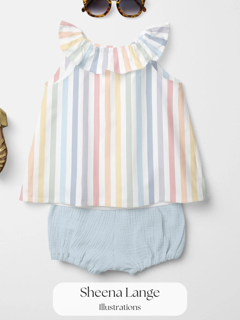 ✨its time for the #blenderbonanza26 challenge! 
Prompt 1 ~ Stripes ✨
My daughter loves rainbows 🌈✨ so I decided to make two different rainbow stripes, one that is pastel which I think works well with a circus theme and one that is even more pale pas