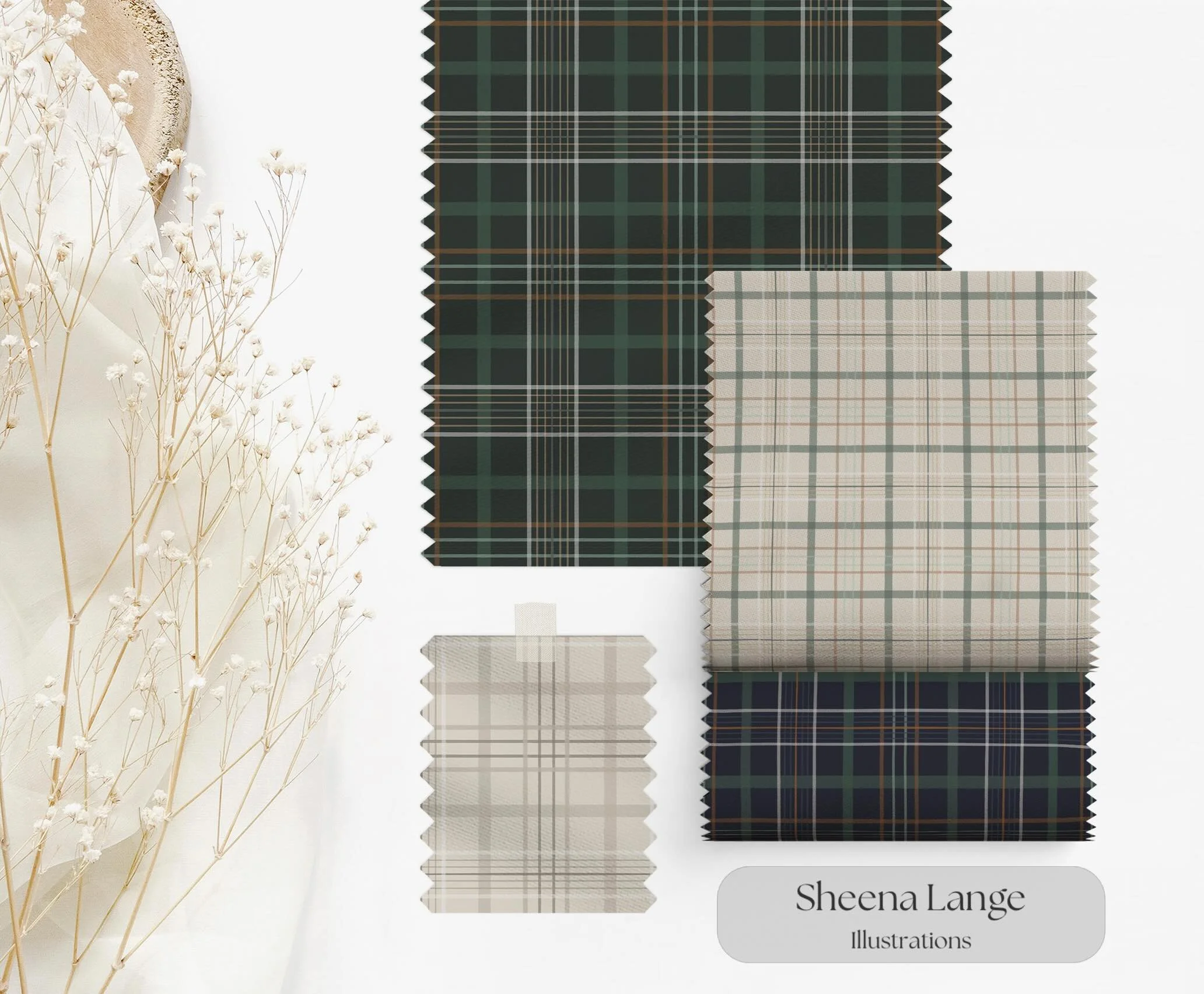 ✨Prompt 14: Heritage plaid: for #blenderbonanza26 ✨
.
I created this plaid in 5 color ways. I was inspired by my family&rsquo;s Celtic ancestry and photos from a trip to Ireland some of my family went on last year. I am very proud of how this plaid c