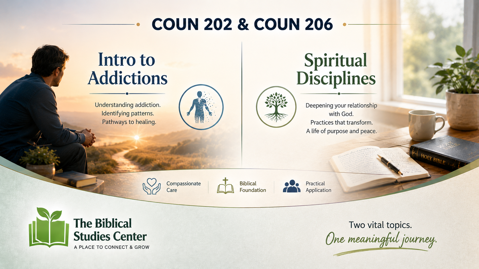 COUN 202 & 206 / Intro to Addictions & Spiritual Disciplines