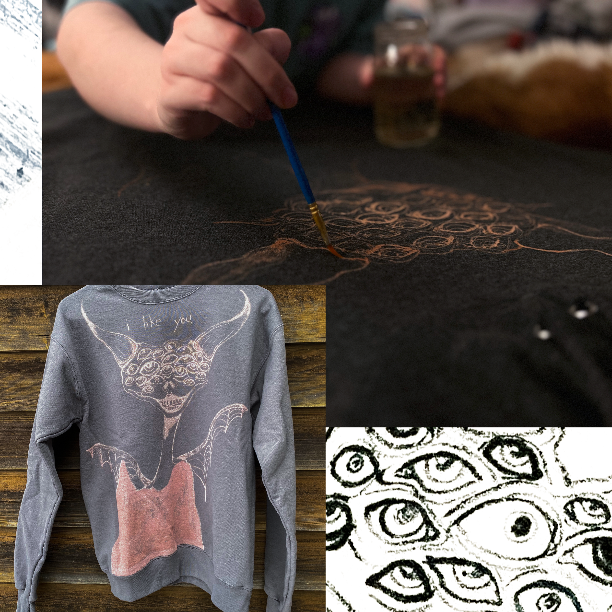 Custom Hand-Bleached MONSTER