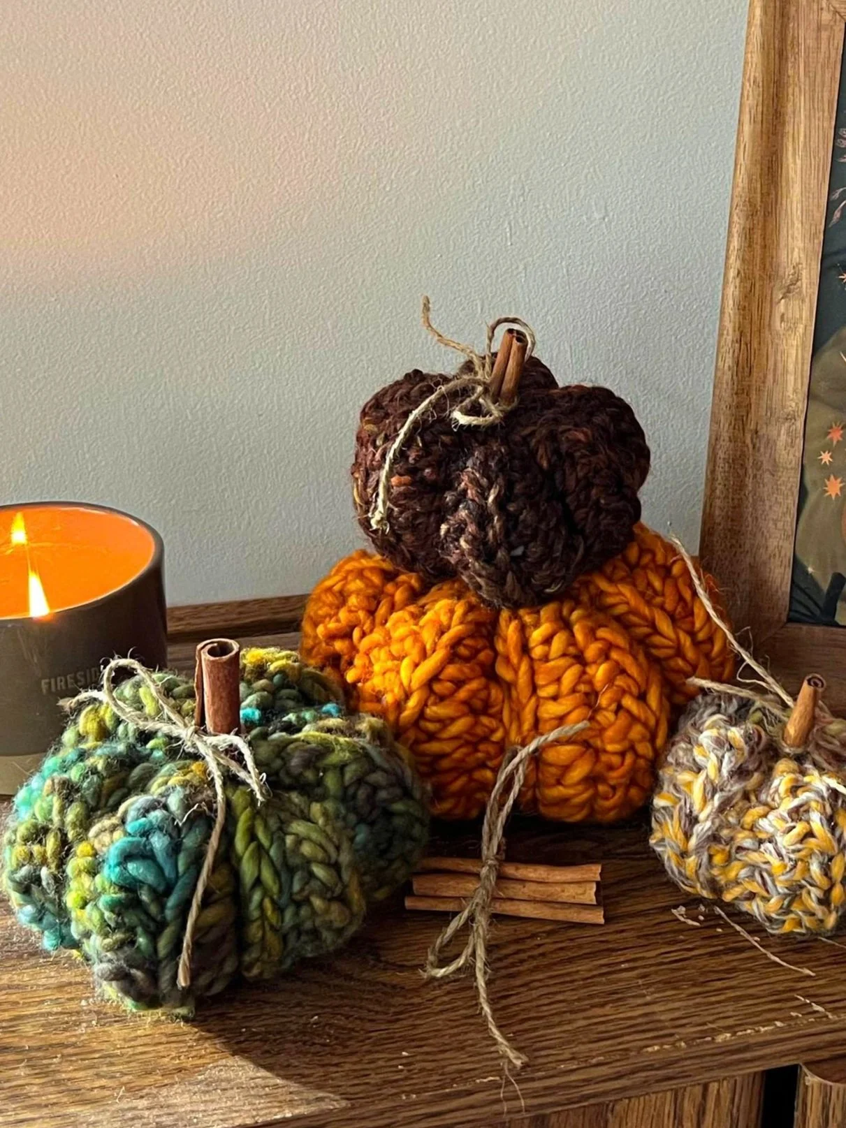 crocheted mistletoe