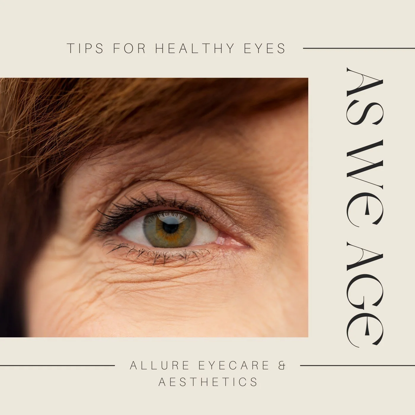 👀✨ Healthy eyes = a brighter future! ✨👀

As we age, taking care of our vision is more important than ever. Here are a few key ways to protect your eyes:
✔️ Get a yearly eye exam
✔️ Protect against UV rays
✔️ Manage chronic conditions (like diabetes
