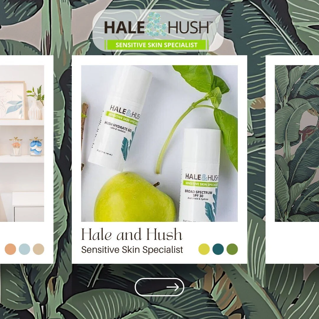 ✨ Sensitive-skin safe, powerful results. ✨
Meet two Hale &amp; Hush must-haves:

🧼 Quiet Wash &rarr; A calming cleanser that hydrates, soothes, and protects while washing away impurities. Perfect for even the most reactive skin.

☀️ Broad Spectrum S