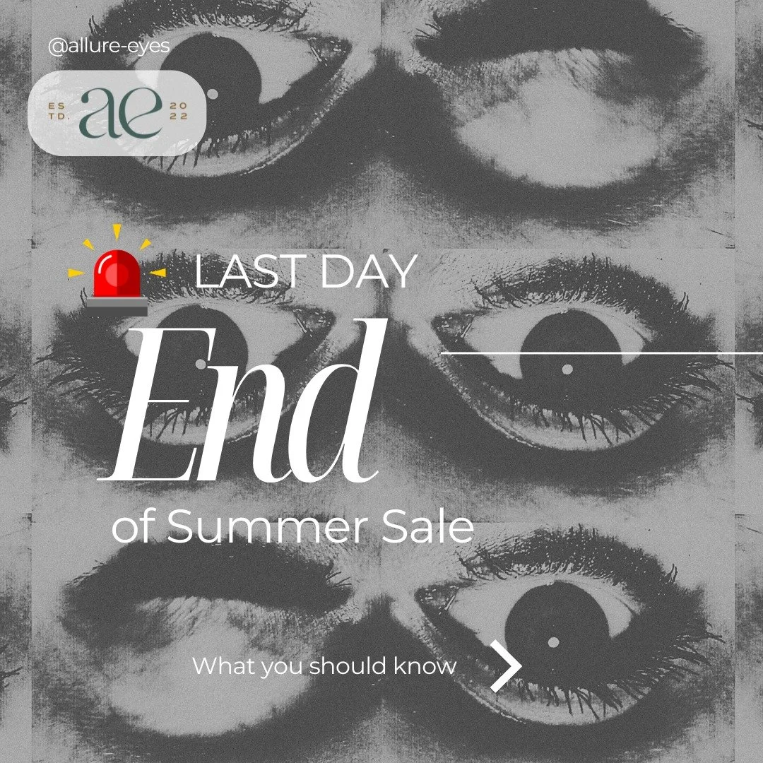 ☀️✨ TODAY is the LAST DAY! ✨☀️
Our End-of-Summer Sale ends tonight 🎉

🌟 25% OFF Packages:
- OptiLight (IPL)
- RadioFrequency (RF)
- SkinPen Microneedling
- Chemical Peel
- BioRePeel

🕶️ 25% OFF All Sunglasses
(Rx + non-Rx!)

Don&rsquo;t miss out&m