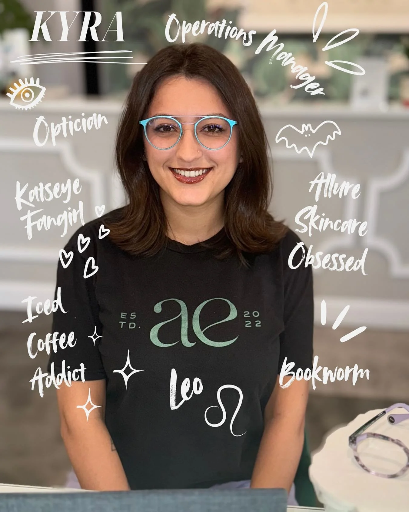 We&rsquo;re keeping our Meet the Team series going by shining the spotlight on Kyra, our amazing Operations Manager + Optician here at Allure! 🌟

She keeps everything running seamlessly behind the scenes while helping patients look and see their bes