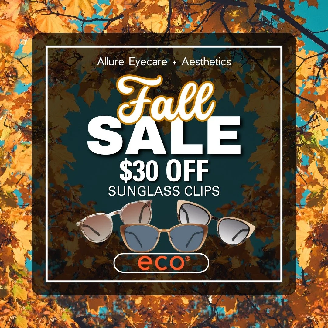 Our Black Friday deals are still going strong! 👓

✨ $30 OFF Eco Sun Clips
✨ 50% OFF all in-office Garrett Leight frames

Don&rsquo;t miss out &mdash; these styles won&rsquo;t last long!

#BlackFridaySale #AllureEyecare #EyewearStyle #ShopLocal #Bloo