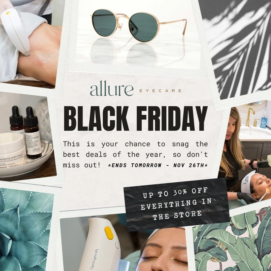 The clock is ticking&hellip; ⏰
Our Black Friday deals END TOMORROW after we close!

&bull; 30% off all frames
&bull; 50% off Garrett Leight
&bull; 30% off skincare + treatment packages
&bull; $30 OFF ECO Sun Clips

Text/call 812-727-7444 with questio