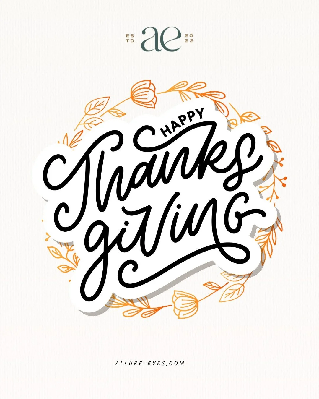 Happy Thanksgiving from Allure 🤍🧡

Today we&rsquo;re feeling extra grateful &mdash; for our amazing patients who trust us with their care, and for our incredible team whose kindness, skill, and heart make everything possible.
Wishing you all a safe