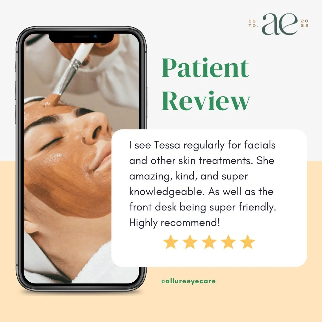 Glowing skin starts with the right hands ✨

We love hearing how much our patients enjoy their time with Tessa&mdash;it&rsquo;s what she&rsquo;s all about!💛

Ready to treat your skin? Book a consultation or facial with Tessa anytime online: www.allur