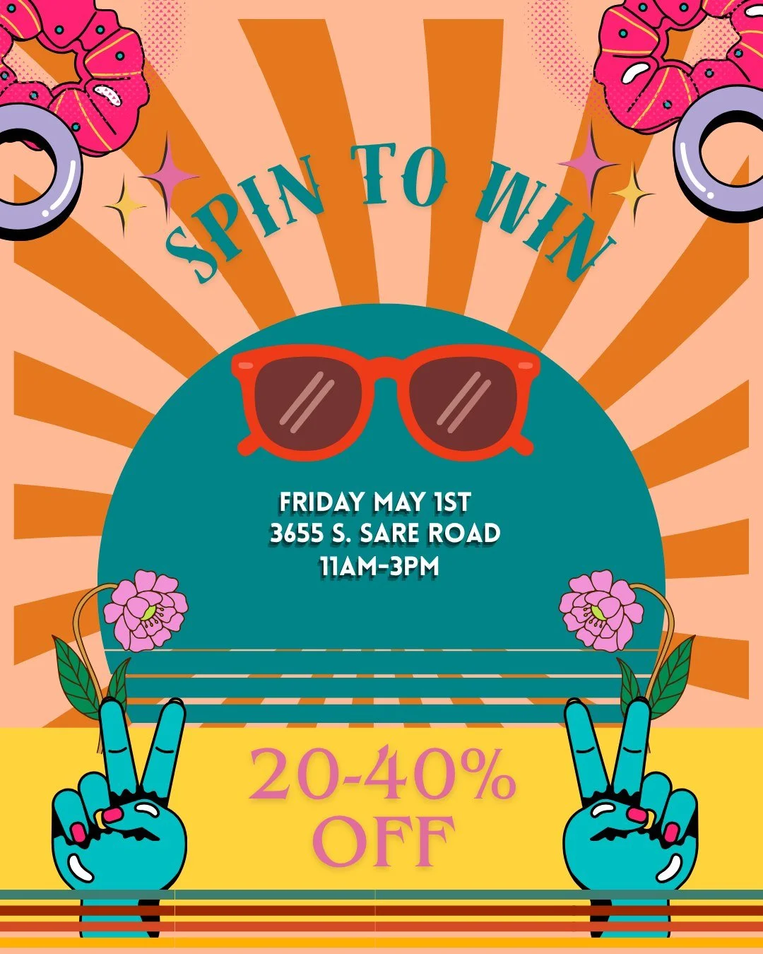 Feeling lucky? 🍀
Spin to win exclusive discounts at our Frame Show this Friday!

✨20-40% discounts on Etnia Barcelona
✨ 20% OFF all other frames 

See you there 👓