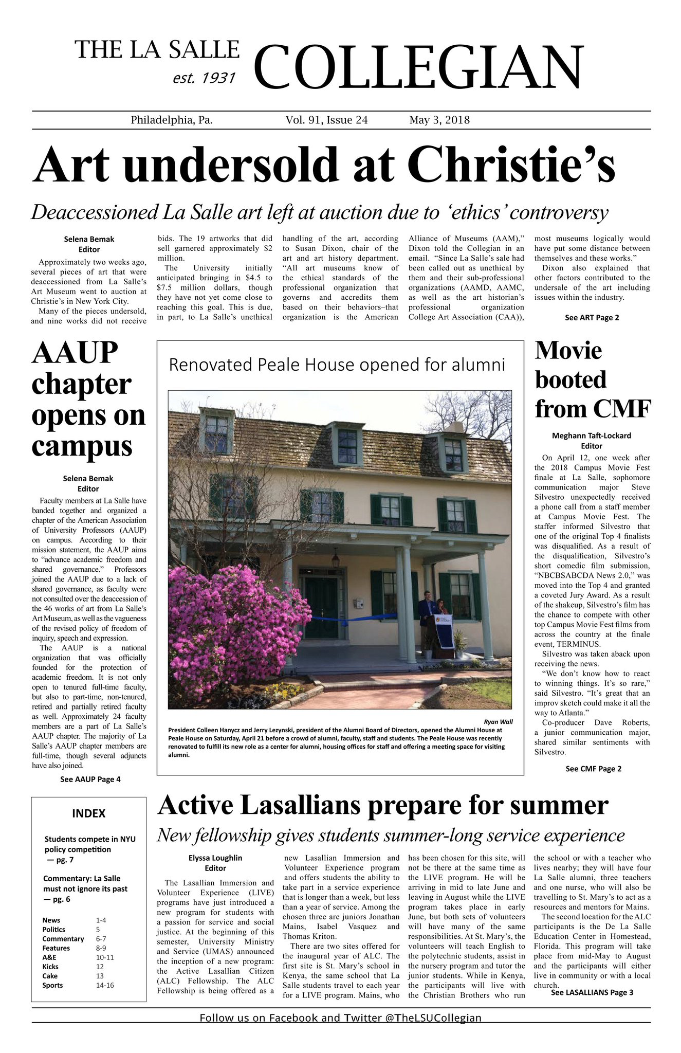 The La Salle Collegian: Movie Booted from CMF (2018)