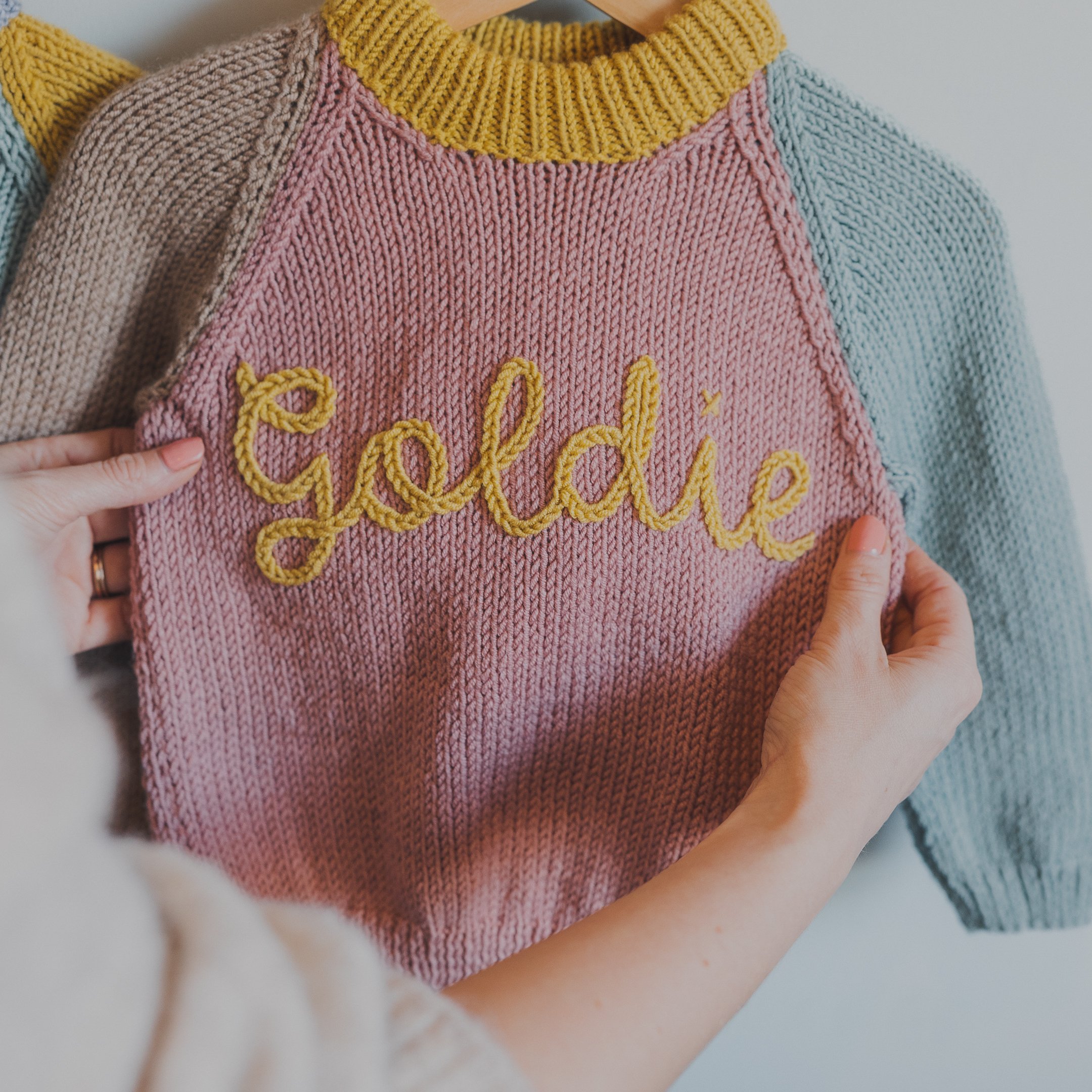 personalised name jumper embroidered