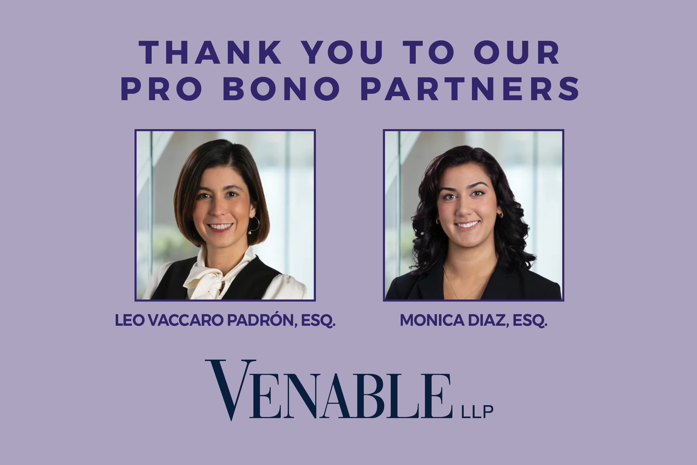 When Firms Step Up: Venable LLP’s Pro Bono Work Helps Deliver Justice for Clients