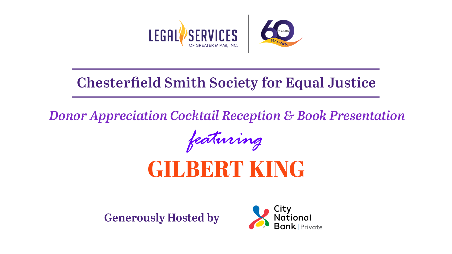 Donor Appreciation Cocktail Reception and Book Presentation