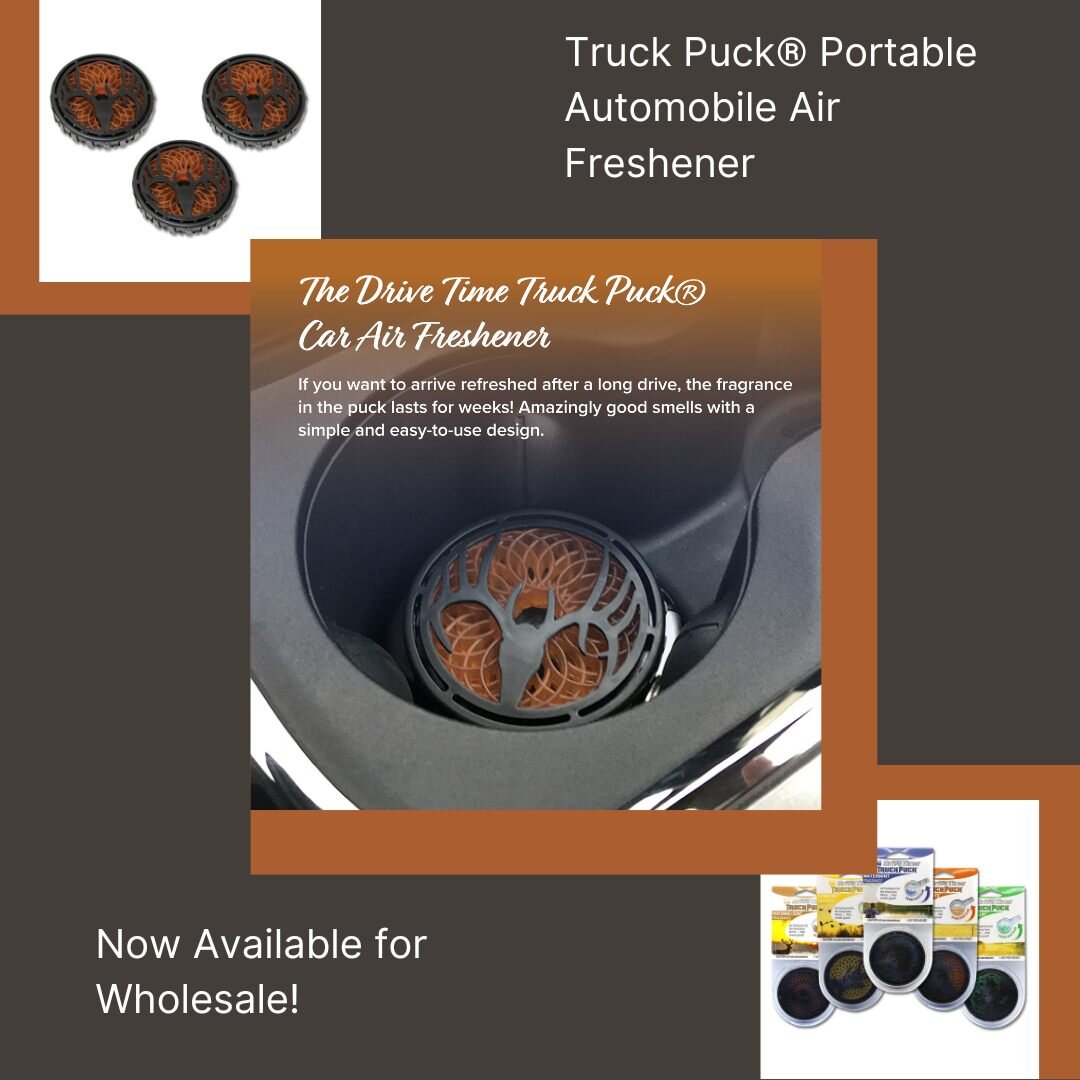 Customers arrive refreshed and happy when they use the Truck Puck&reg; by Drive Time&reg;! The fragrance in Truck Pucks lasts for weeks, meaning customers are more satisfied, and they come back for more! Be sure you&rsquo;re stocked to handle their r